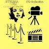 magia kina, magic of cinema, kino, twarz kobiety, kamera, klaps, barierka kolejkowa vip*magic of cinema, magic of cinema, cinema, woman's face, camera, clap, vip queue barrier*magie des kinos, magie des kinos, kino, frauengesicht, kamera, klatsch, vip-sc